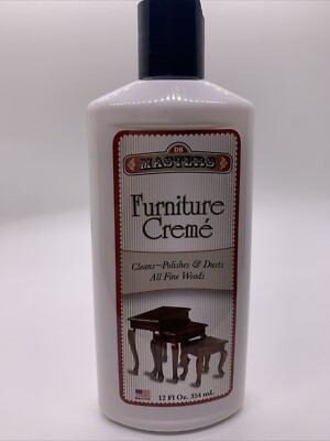 DB Masters Furniture Creme Cleans Polishes Dusts All Fine Woods Made In USA 