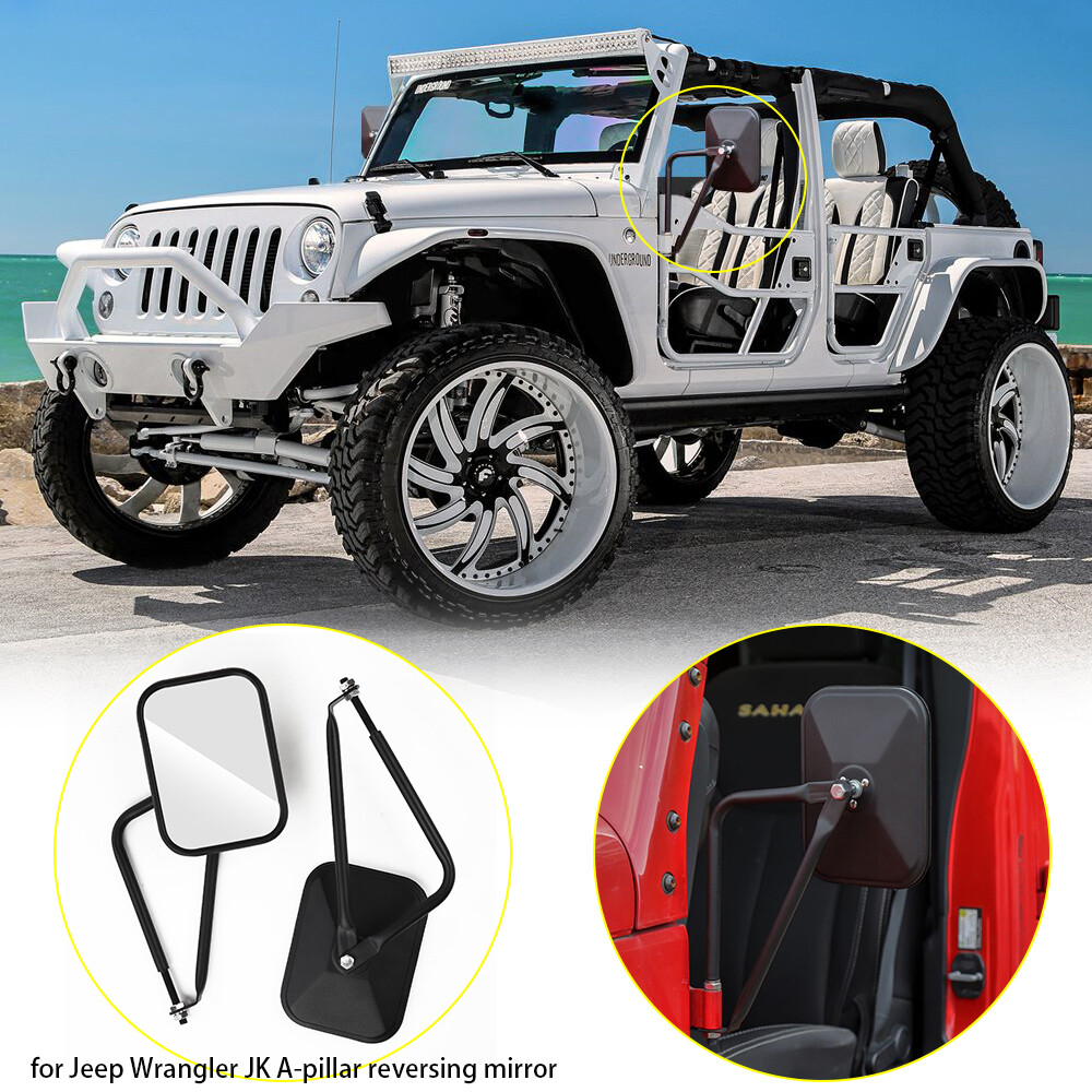 Actualizar 66+ imagen best jeep wrangler doorless side mirrors