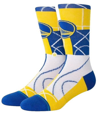 Stance, Golden State Warriors Zone Socks, Size: Men's 9-13