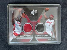 Udonis Haslem /  Dorell Wright    Game Used Jersey