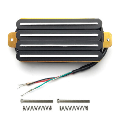 Electric Guitar Bridge Pickups Quad Rail Dual Blades Humbucker Four Coils Pickup