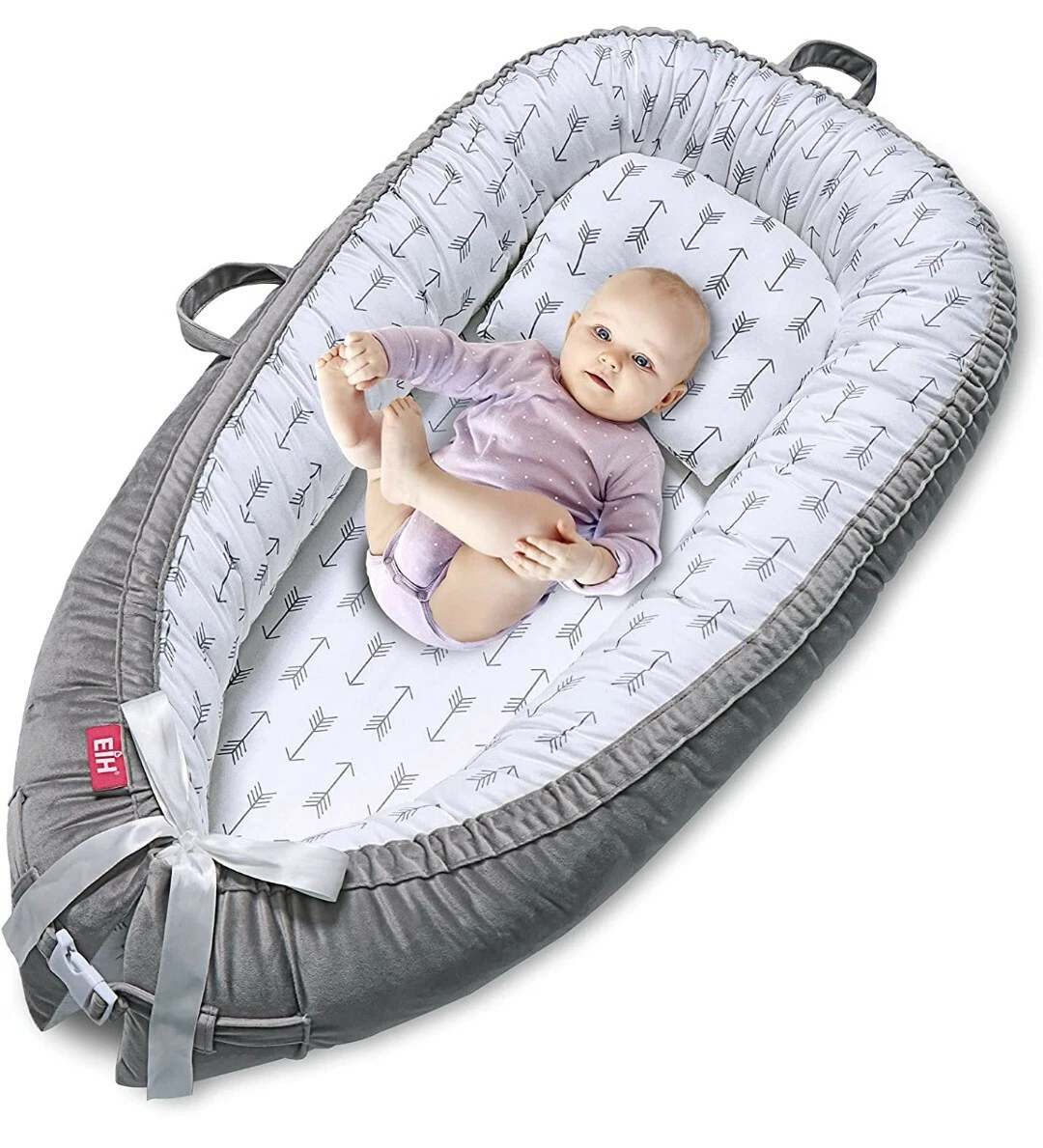 Portable Baby Bassinet Bed Breathable Lounger Crib Sleeping Nest w