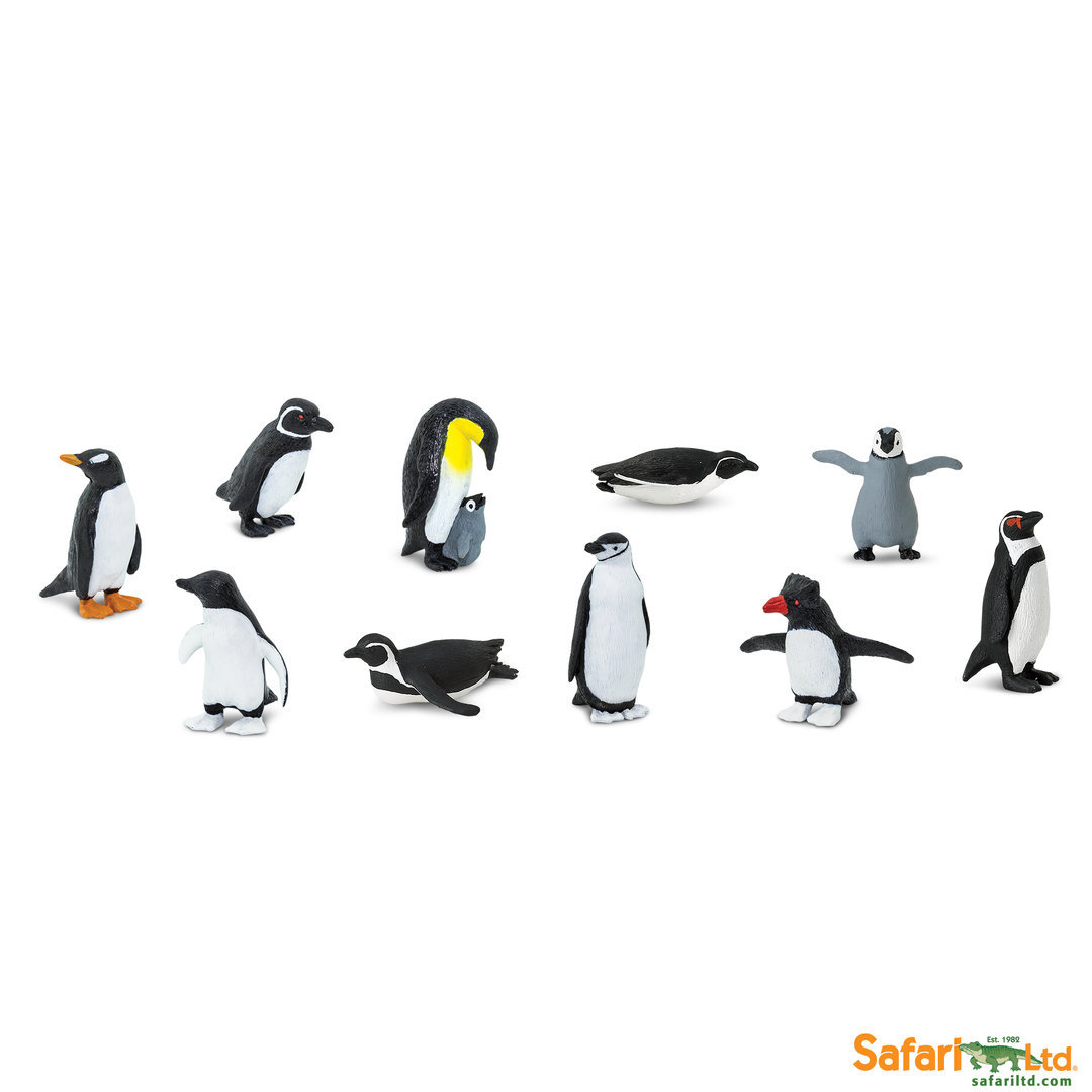 Penguins (10 Minifigures) Safari Ltd 761904B