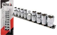 "AußEn Torx Nuss SteckschlüSsel Satz 1/4\" 3/8\" NüSse TorxschlüSsel E5-E16 9-Tlg "