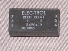 Vntg Electrol 3-pole Single Throw (3PST) NOpen DC Reed Relays #R4904-2 -Rare NOS