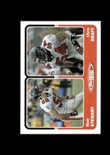 Chris Draft / Matt Stewart : 2003 Topps Total Football Card #368 Atlanta Falcons
