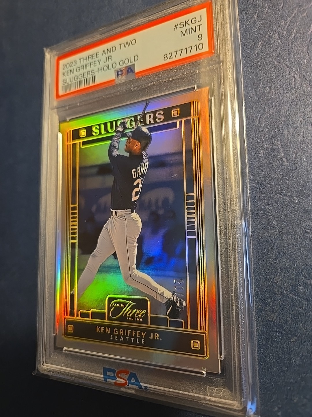 2023 Three And Two Ken Griffey Jr. Sluggers-holo Gold 20/25 PSA 9 MINT Pop 1  view 6