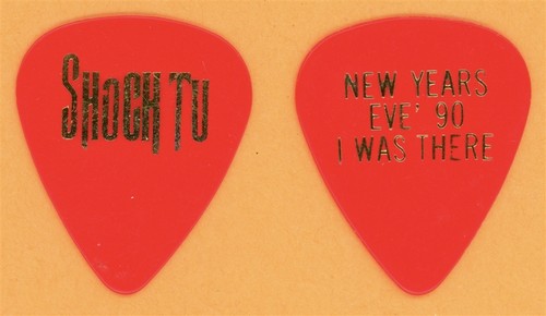 Shock Tu Rikki Soga Vintage Guitar Pick - 1991 US Tour