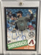 2020 Topps - 1985 Topps Baseball Autographs Alex Young #85A-AY Black /199...
