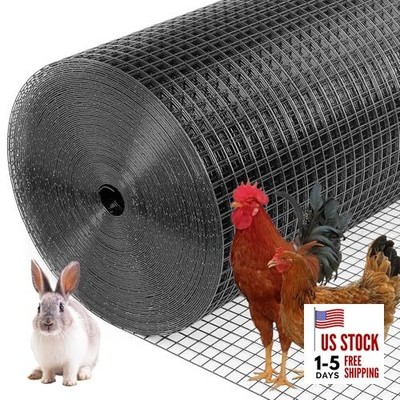 Black Hardware Cloth 1/2inx36inx100ft, 19GA, Chicken Wire 1/2x36inx100ft