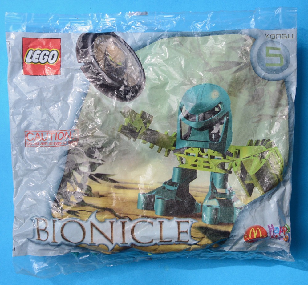 LEGO 1392 - KONGU polybag - McDonald's BIONICLE Tohunga - 2001 - MISB