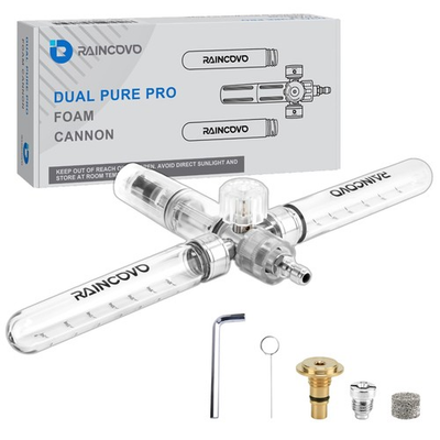 #ad Dual Pure Pro Foam Cannon for Pressure Washer Dual Bottle Mini Soap Cannon f... $33.50