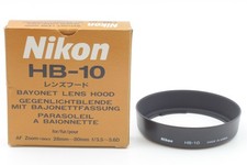 Near MINT in BOX Nikon HB-10 Bayonet Lens Hood for 28-80mm f3.5-5.6 From Japan