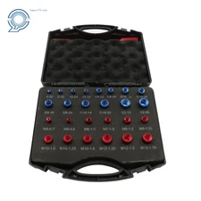 26Pcs 14Inch&12Metric Set Nut And Bolt Thread Checker Identifier Thread Gauges