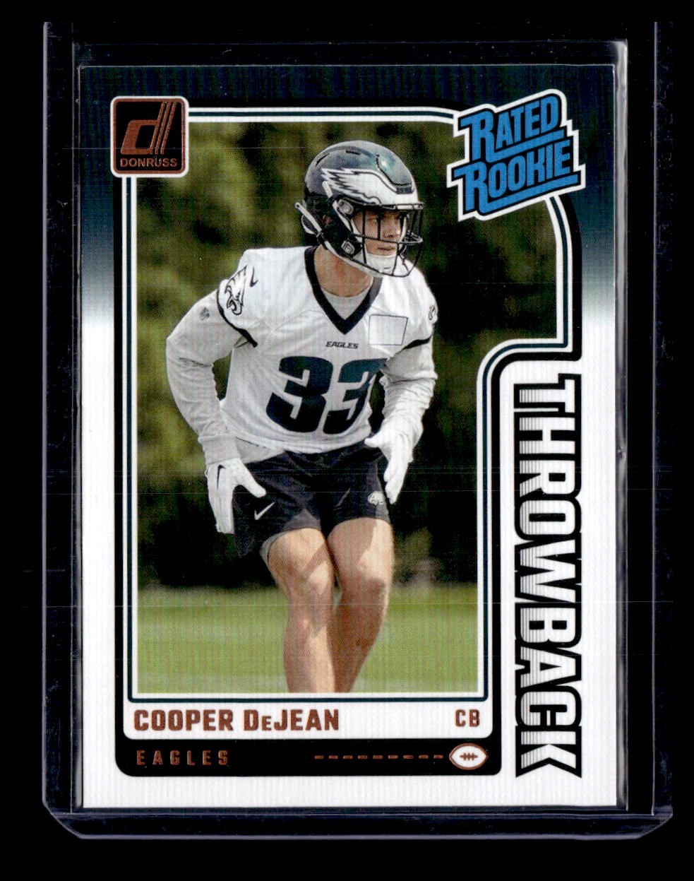 2024 Donruss #47 Cooper DeJean Rated Rookies Throwback