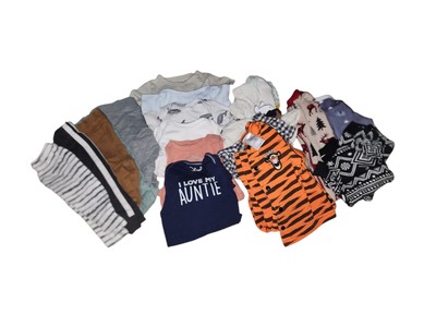 Lot Of Baby Boy 3-6 Clothes Sleepers Outfits Onsies