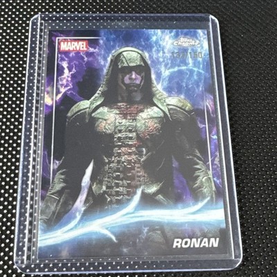 2025 Topps Chrome Marvel Studios Phase 2 Ronan The Accuser Refractor /150