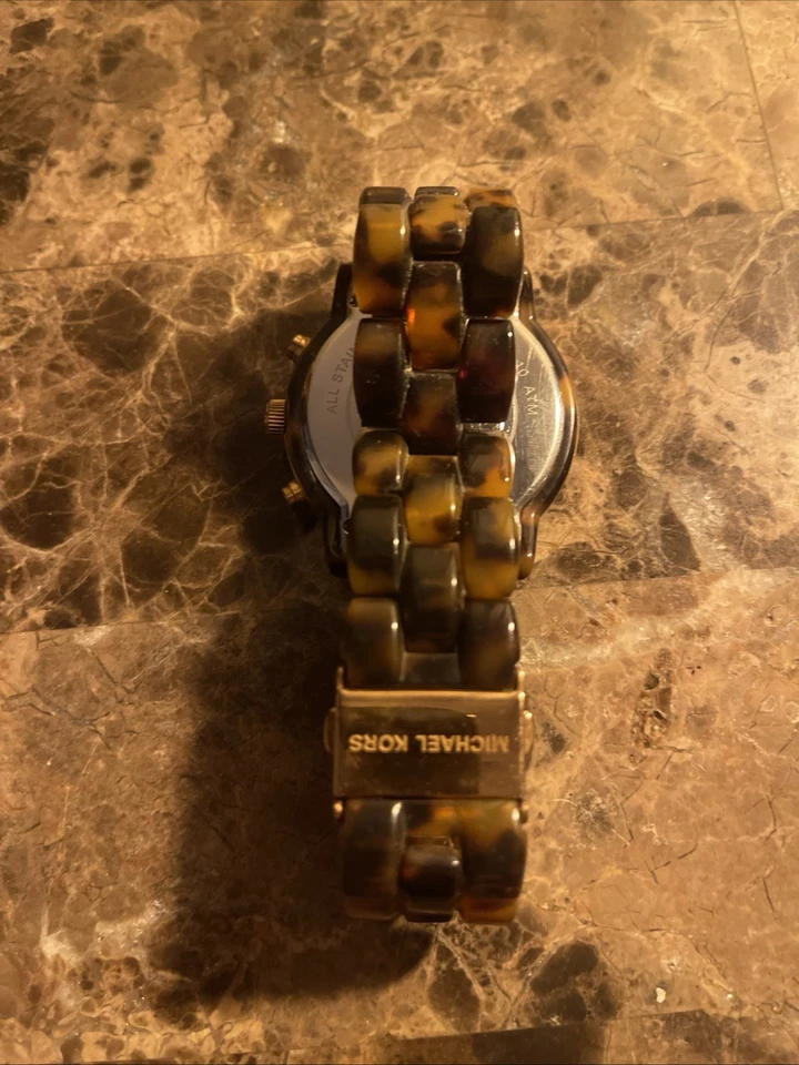 Relógio masculino cronógrafo Michael Kors Parker tom ouro rosa - Imagem 3 de 4