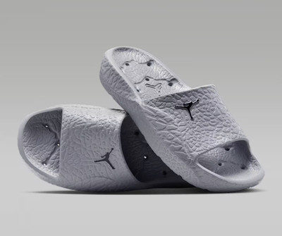 NIB Jordan Franchise Shower Slides, Sandal, CEMENT GREY