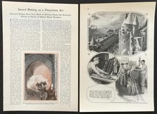 “Sword Making as a Peacetime Art” 1925 Pettibone Co pictorial Medieval Knights