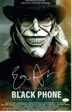 Ethan Hawke signed 11x17 Poster The Grabber The Black Phone JSA Authentication
