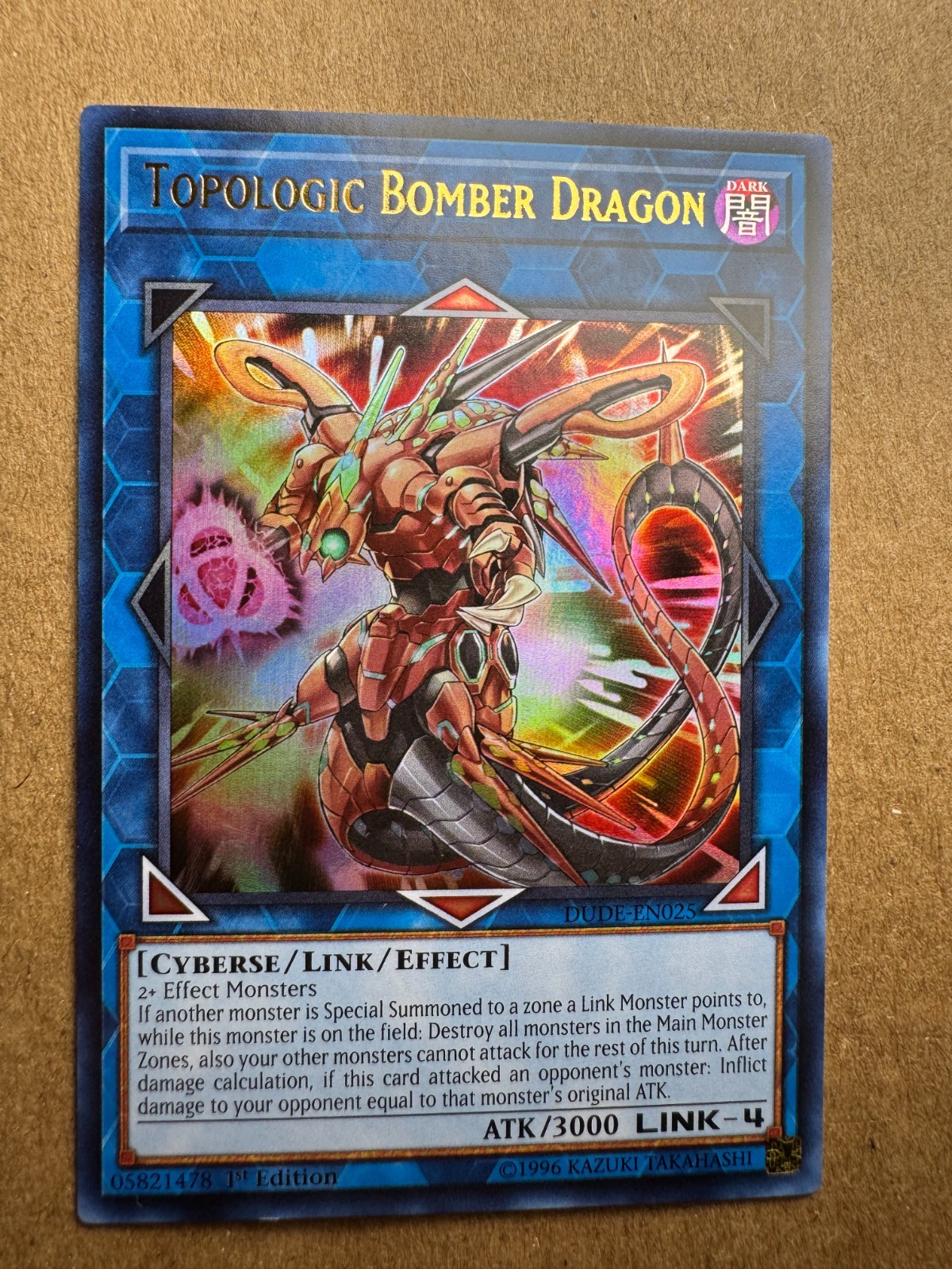 Topologic Bomber Dragon DUDE-EN025 Duel Devastator 1st Edition Yugioh