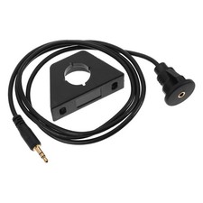  1Set Panel Mount Stereo Audio Cable 3.5mm - Waterproof 1/8" Male Plug to Female