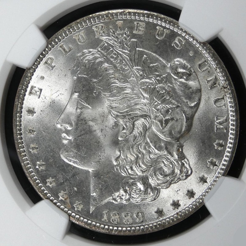 1889 Morgan Silver Dollar Certified NGC MS 63. #5616