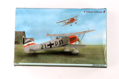 Classic Airframes 1/48 Heinkel He-51 Model Kit