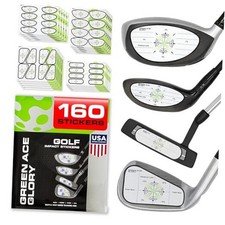 Golf Impact Tape - All 4 Club Types Iron, Woods, Fairways, Putters Not 160
