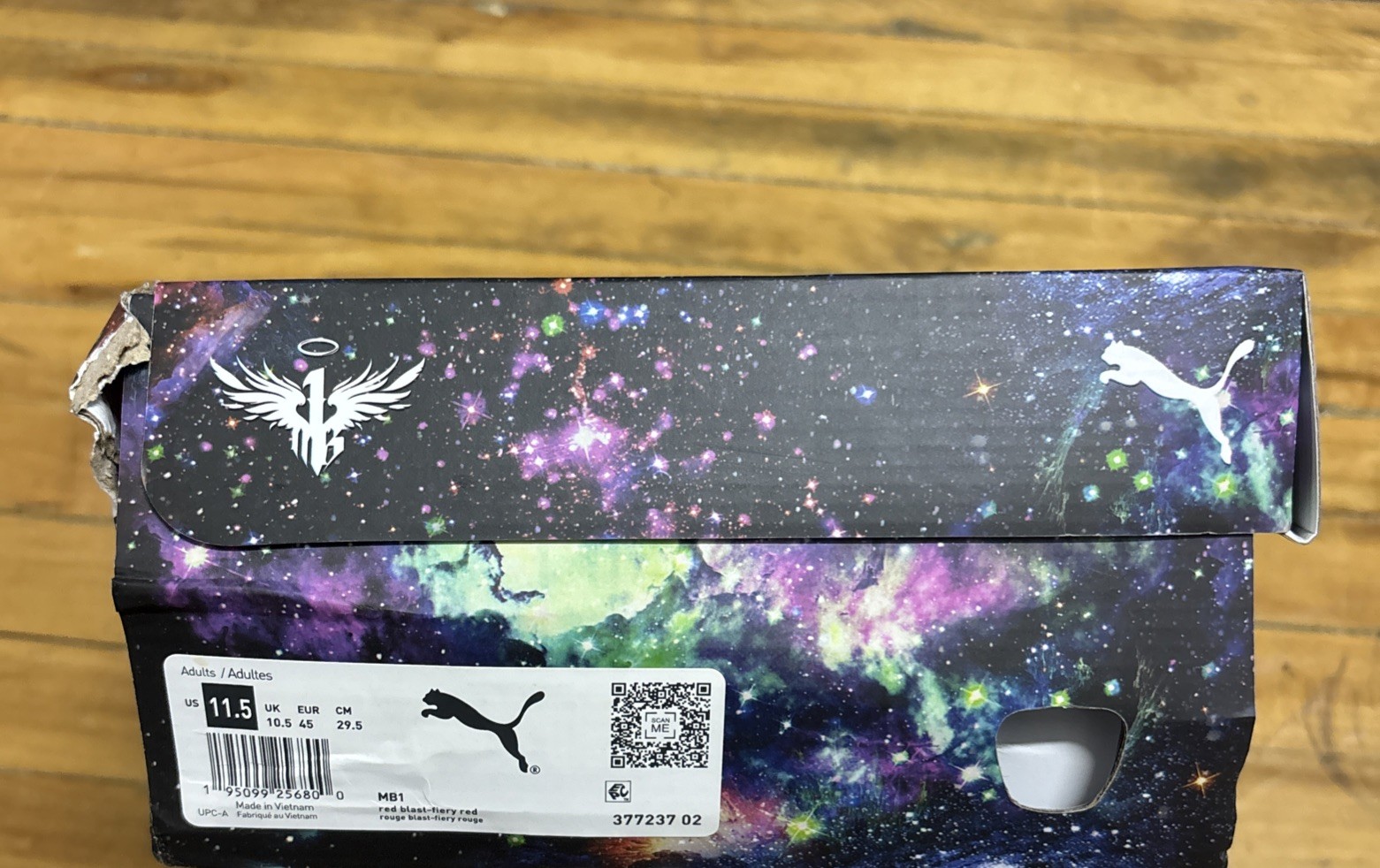 Size 10.5 - PUMA MB.01 Not From Here Red Blast New with Box thumbnail 3