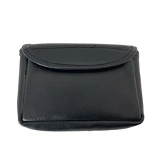 VTG Leather Camera Case Black Small W/ Belt Loop See Photos for Measurements