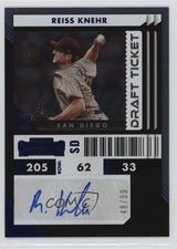 2022 Chronicles Contenders Rookie Ticket Draft Blue 48/99 Reiss Knehr Auto 17ok