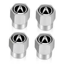 Tire Valve Stem Cap For Acura Metal Tire Stem Cover With Belt O-ring Black-08 Tire Valve Stem Cap For Acura Metal Tire Stem Cover With Belt O-ring Black-08