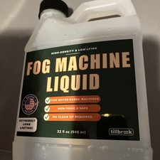 Fog Machine Liquid 32 oz - High Density Water-Based Fog Juice for Events