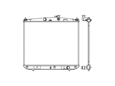 For 2014-2019 Toyota Highlander Radiator 34545MKGP 2018 2015 2016 2017