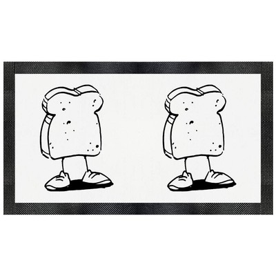 Futtermatte für Haustiere ''Brotscheibe Figur'' (PM00008553)