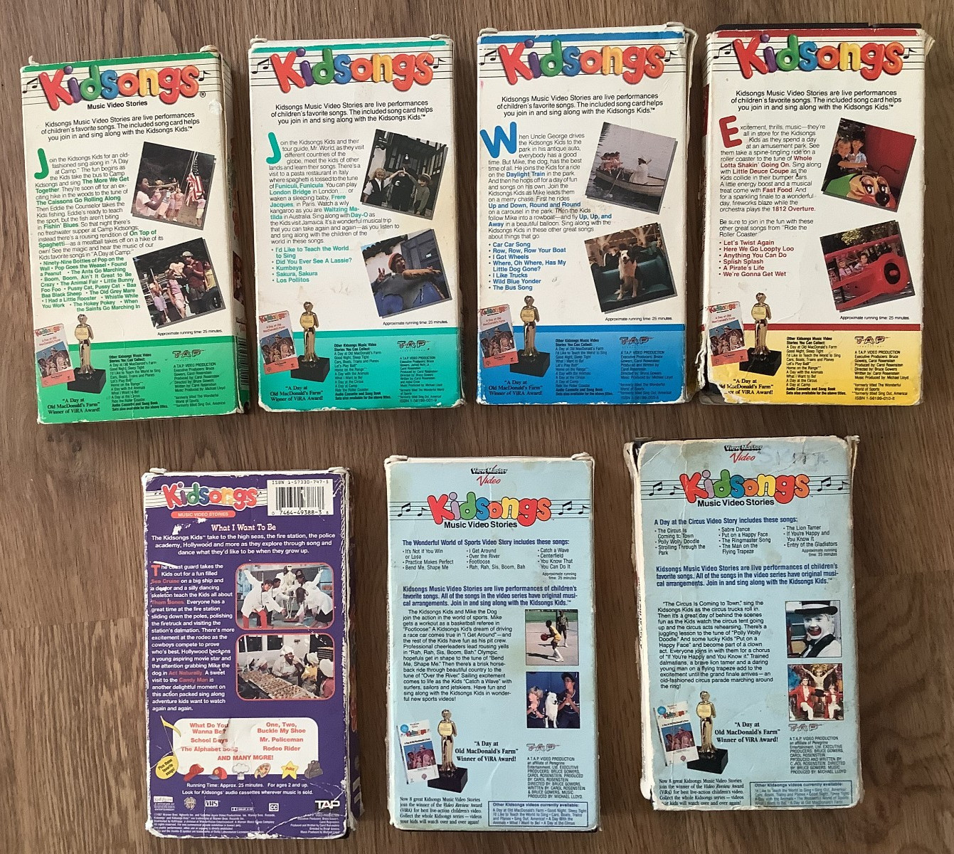 Various Kidsongs VHS Tapes You Choose