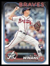2024 Topps #494 Allan Winans Atlanta Braves Baseball Card