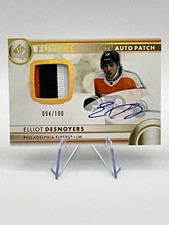 2023-24 SP Authentic Hockey #143 Elliot Desnoyers /100 Future Watch Auto Patch!!