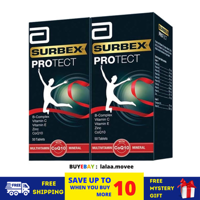 2 x 50er Abbott Surbex Protect Energy Booster mit B-Komplex, Vitaminen & CoQ10