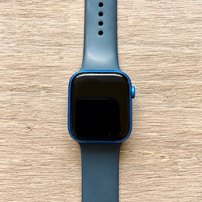 Apple Watch Series 7 45mm GPS + Cellular Blue Aluminum Sport Band