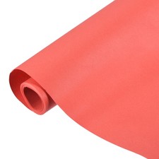 Kraft Wrapping Paper, 19.69"x 196"(16.4') Decorative Paper, Red 80GSM
