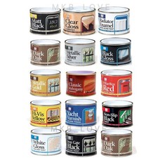 151 Paint Varnish Coating Tin Interior Exterior Long-Lasting Protection 180ML X3