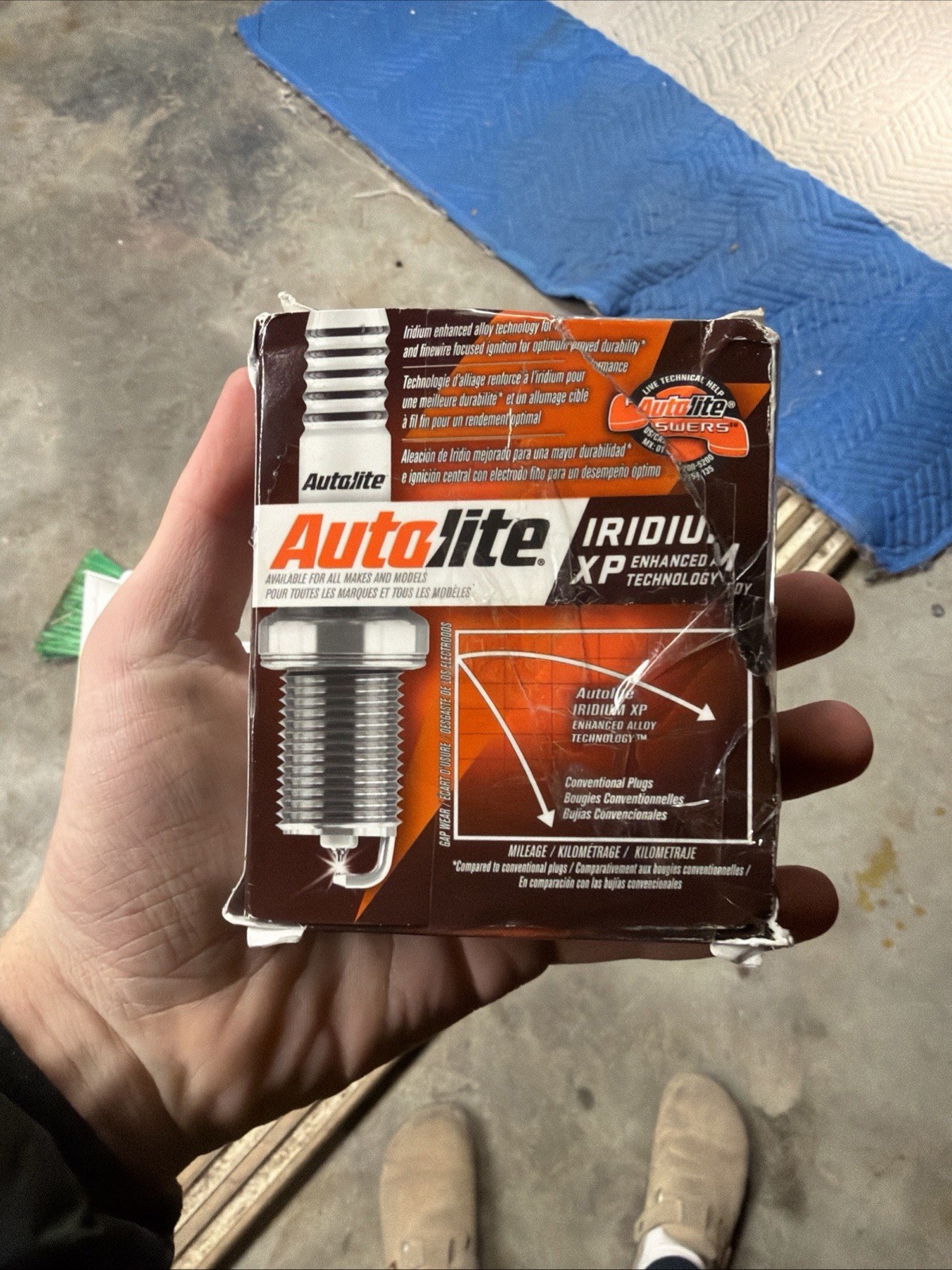 4 PACK AUTOLITE IRIDIUM XP5243 Spark Plug