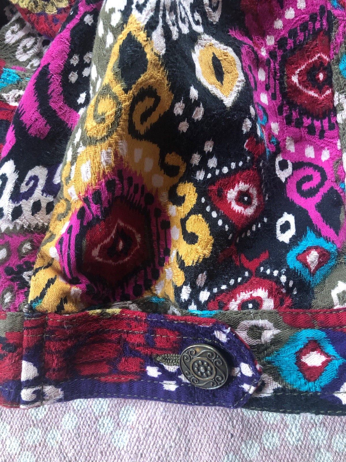 Ruby Rd 16W Colorful Button Up Shacket Jacket 100… - image 9