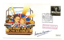British Film Years 1985 Signed FDC Cover Autographed by Norman Wisdom
