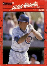 1990 Donruss #137 Mitch Webster
