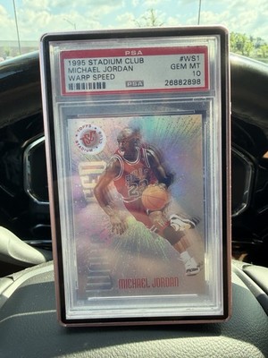 Topps Stadium Club Warp Speed Michael Jordan #WS1 Chicago Bulls PSA 10