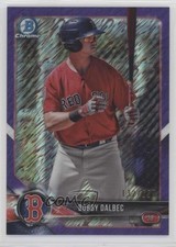 2018 Bowman Chrome Prospects Purple Shimmer Refractor 132/655 Bobby Dalbec 0q27